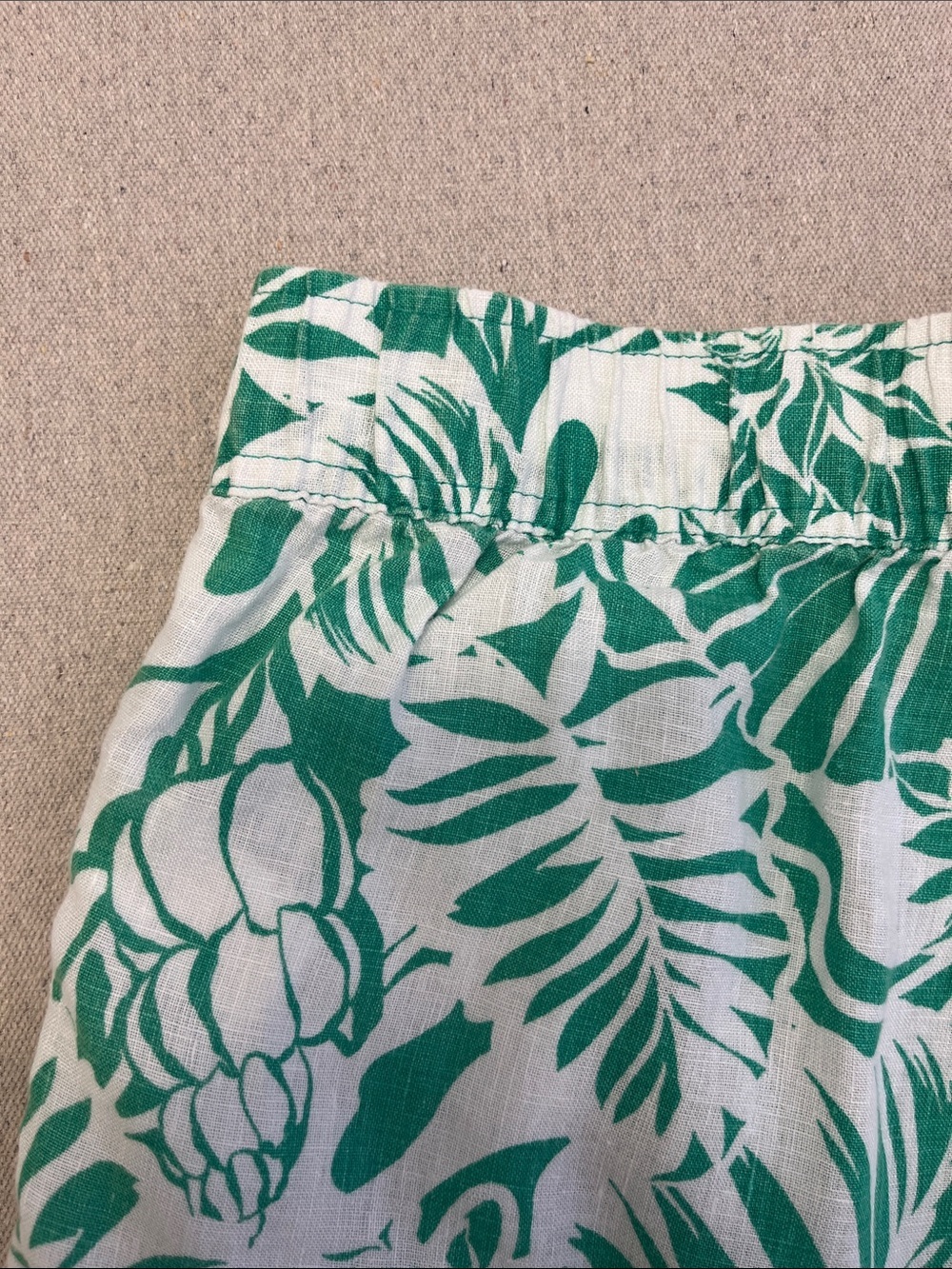 Nicole Miller New York 100% Linen Tropical Wide Leg Pants Size S - Picture 12 of 12